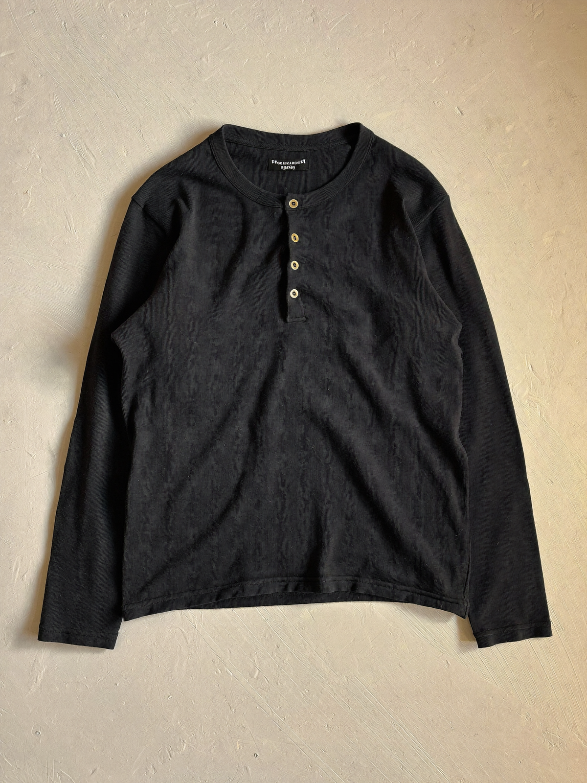 Long Sleeve Henley — detail