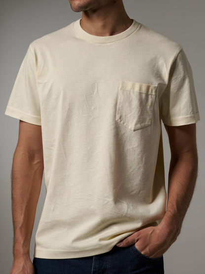 Pocket Tee — Cream