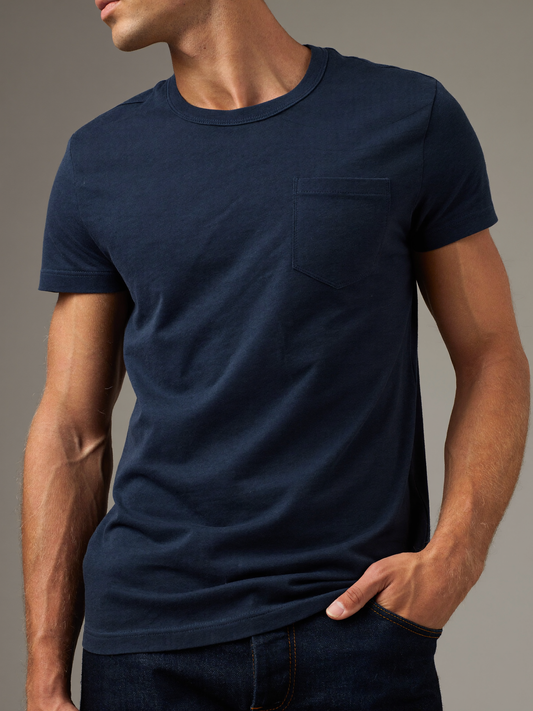 Pocket Tee — Navy