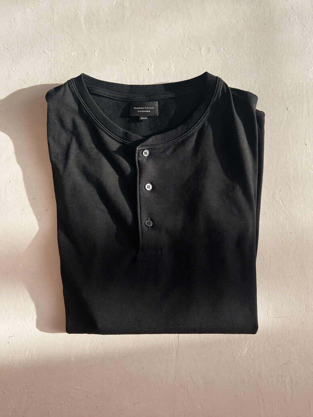 Short Sleeve Henley — detail
