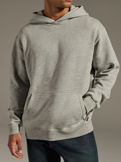Fleece Hoodie — Heather Grey