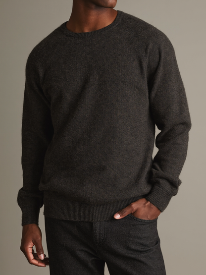 Lightweight Merino Sweater — Charcoal