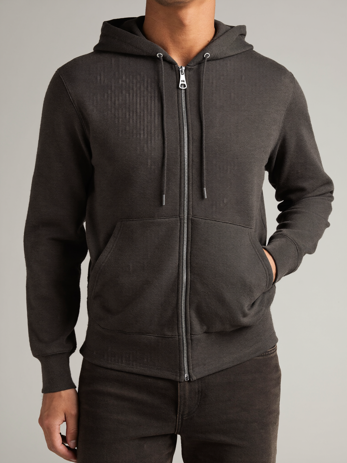 Full-Zip Hoodie — Charcoal