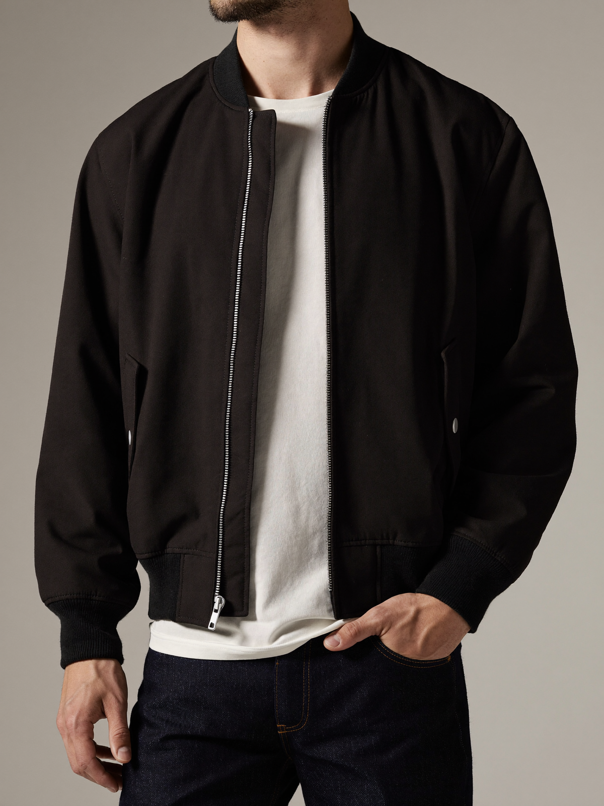 Bomber Jacket — Black