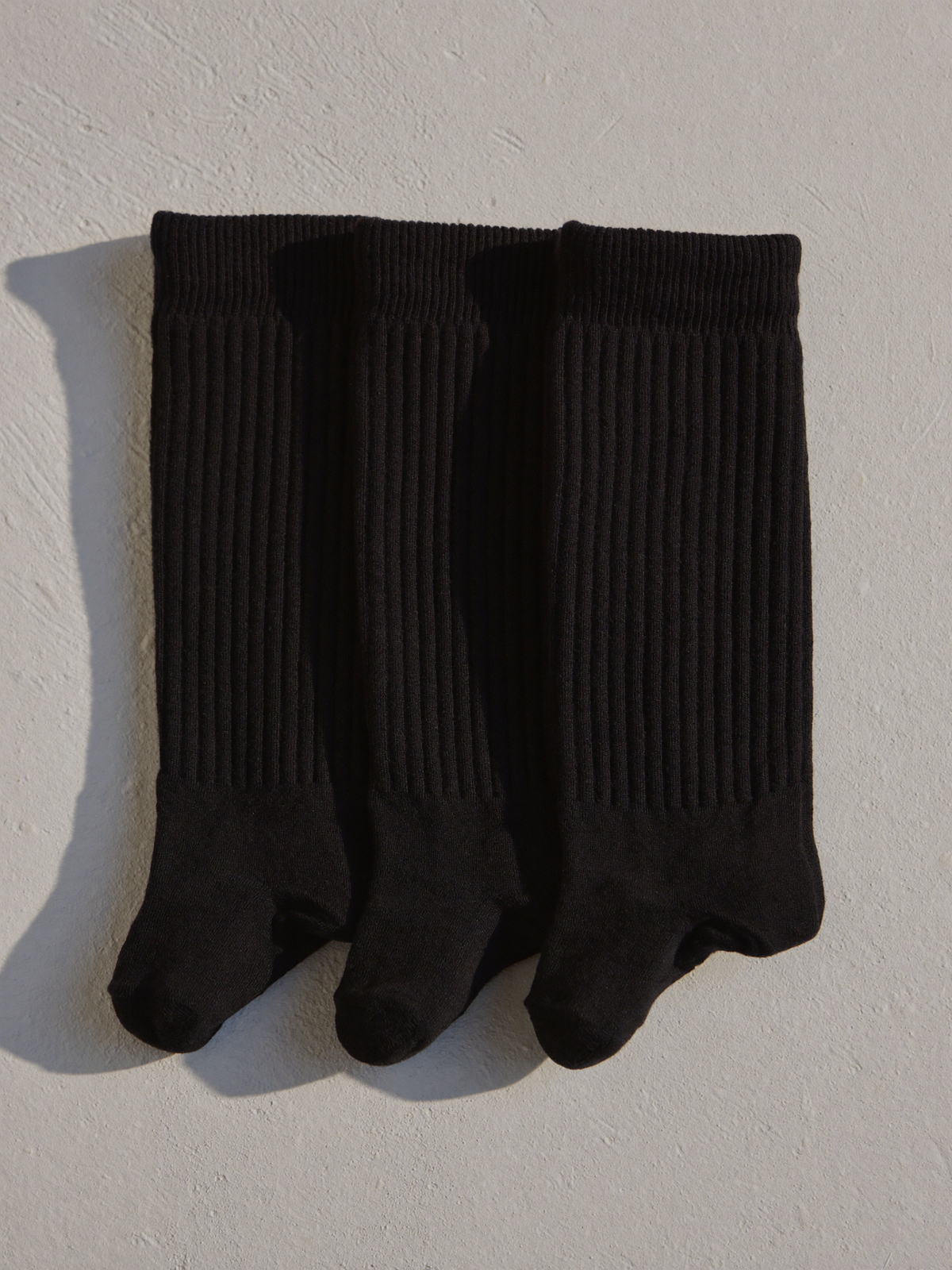 Crew Sock 3-Pack — Black