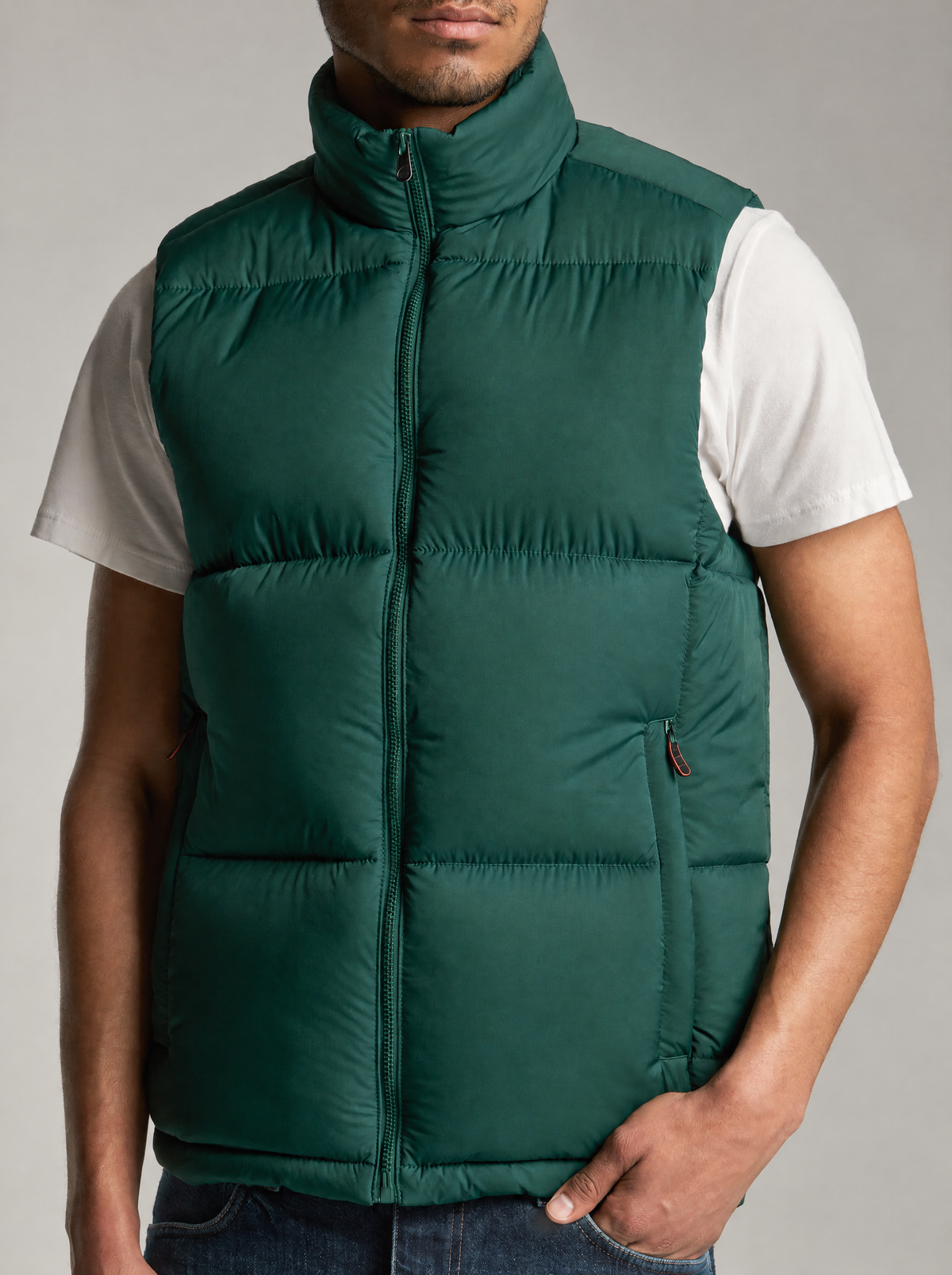 Puffer Vest — Forest